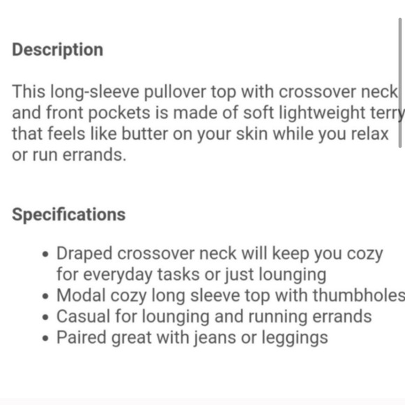 Yogalicious Pullover Active Wear Sweatshirt - Picture 2 of 7